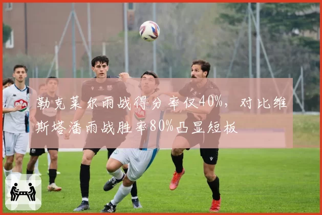 勒克莱尔雨战得分率仅40%，对比维斯塔潘雨战胜率80%凸显短板